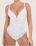 Sculpting V-Neck Shapewear mit String